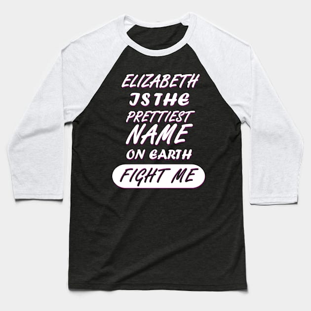 Elizabeth maiden name Pregnancy Woman Baseball T-Shirt by FindYourFavouriteDesign